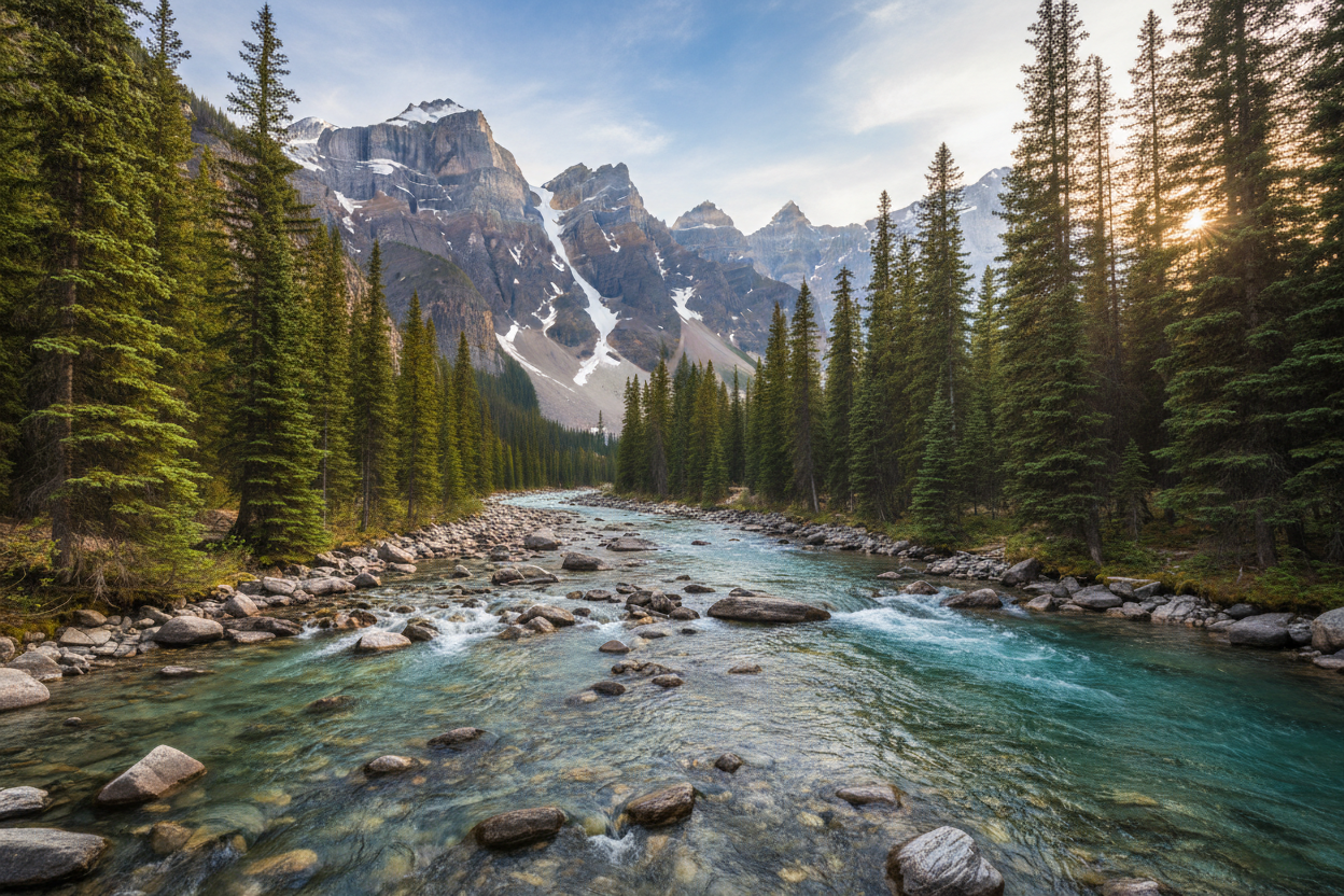 Rocky Mountains Stream Homepage Hero